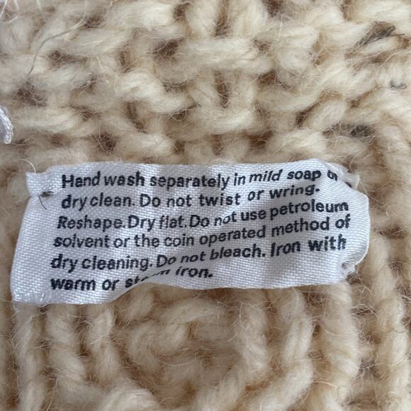 Vintage virgin wool made on Italy knit cardigan Filene’s vintage size XL - Picture 7 of 9